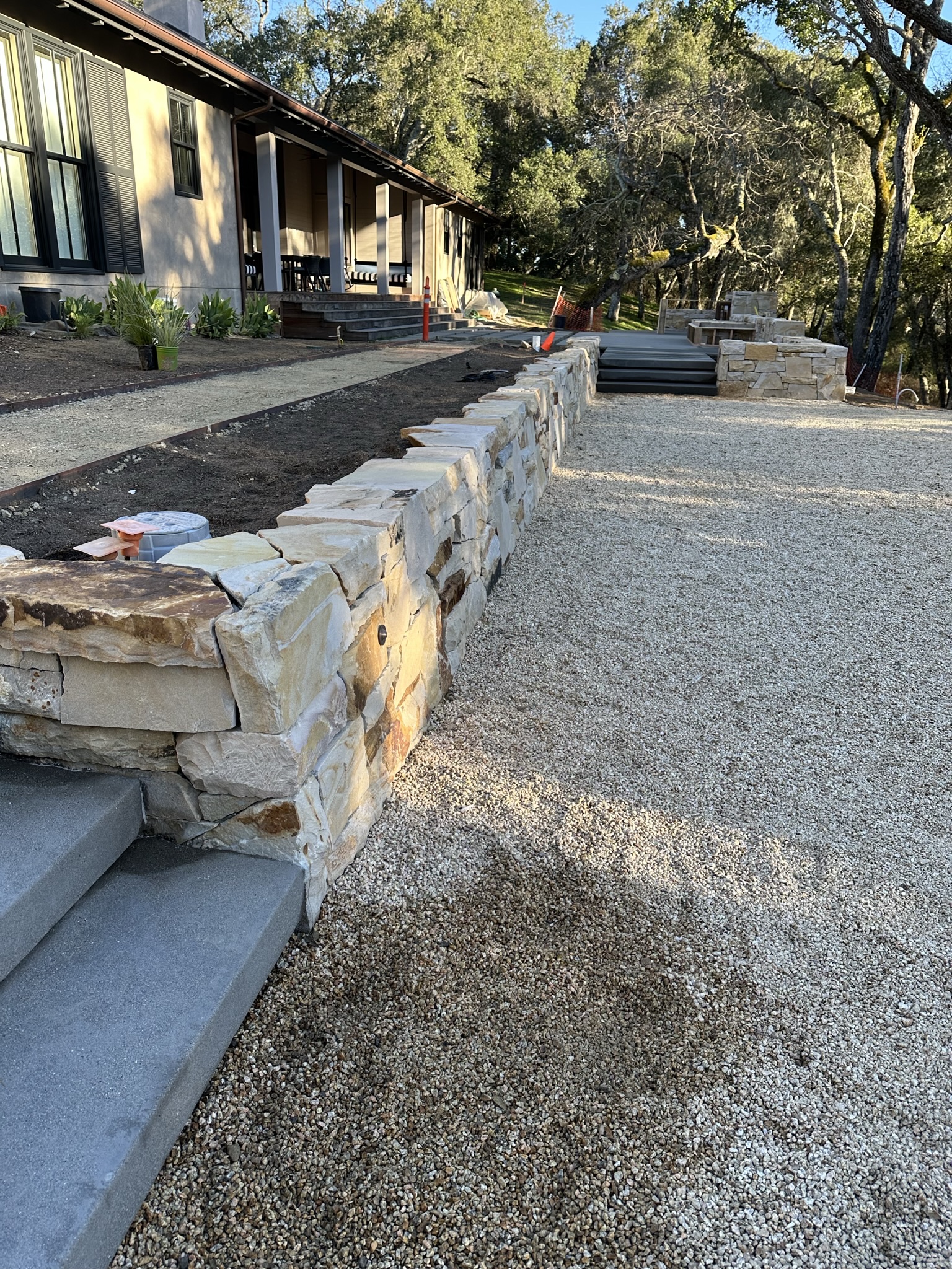 Petanque Ct. winter construction